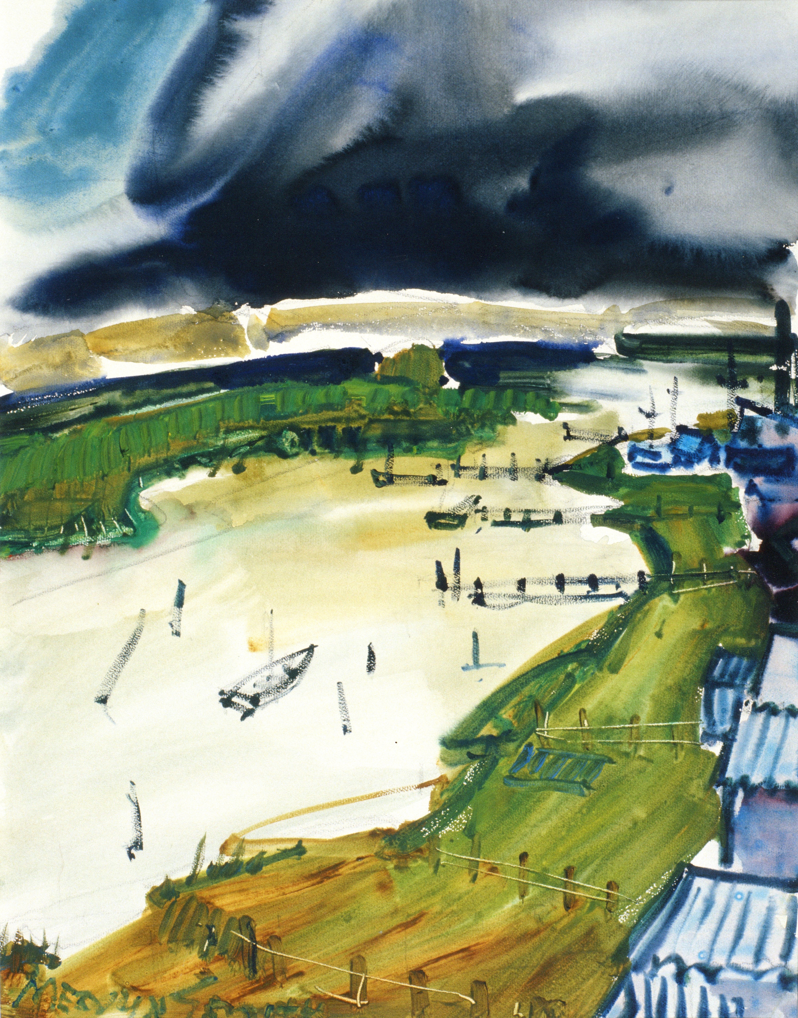 Murray Mouth from Hindmarsh Island